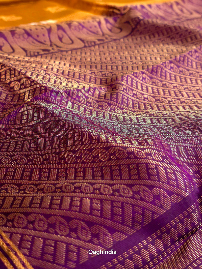 Konrai (Naaval): Kanjivaram Heritage Saree