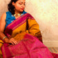 Manjal (Kungumam): Kanjivaram Heritage Saree