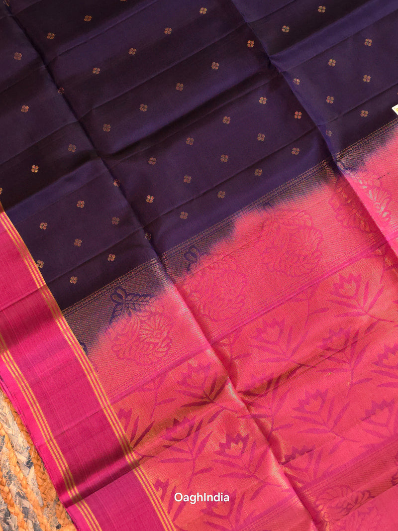 Thamarai (Iravu): Kanjivaram Heritage Saree