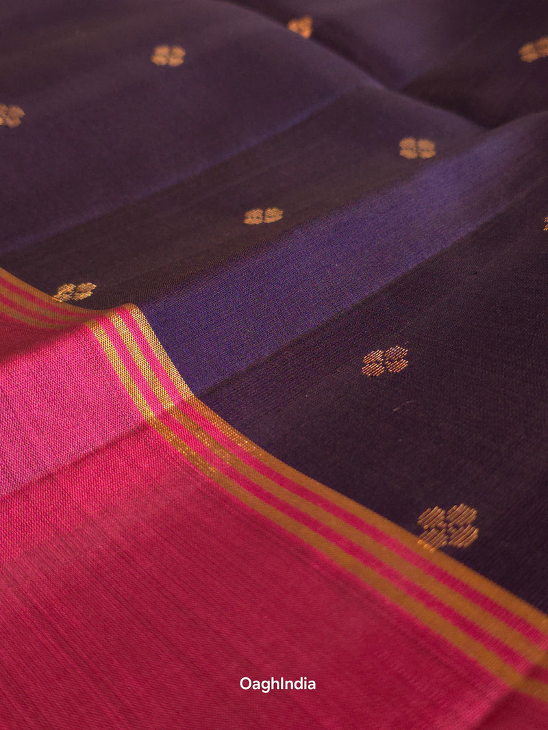 Thamarai (Iravu): Kanjivaram Heritage Saree