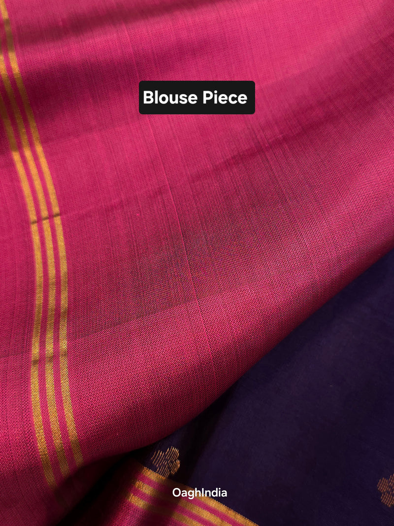 Thamarai (Iravu): Kanjivaram Heritage Saree