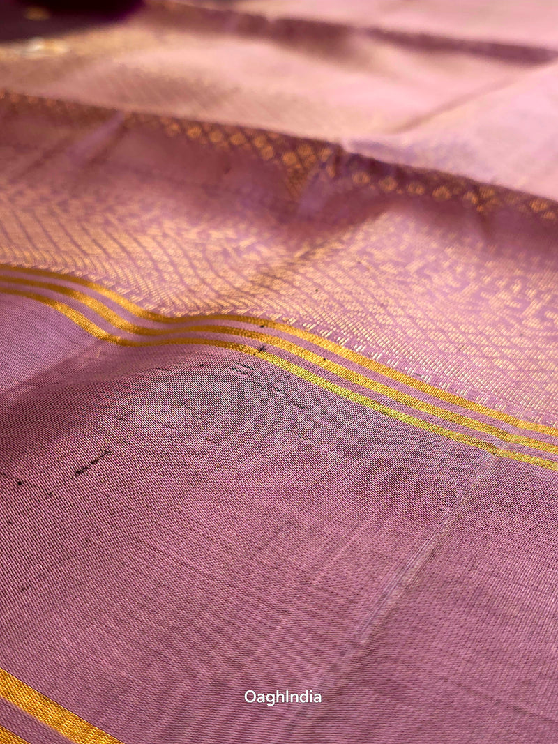 Malli (Anthi): Kanjivaram Heritage Saree