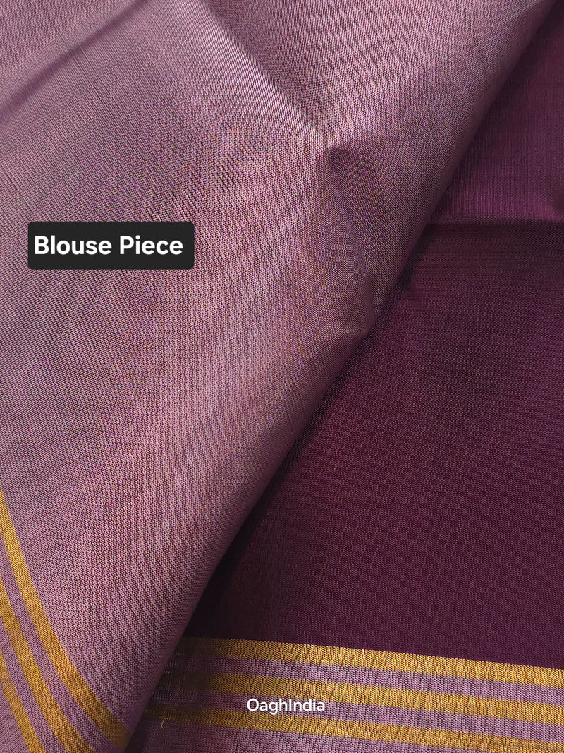 Malli (Anthi): Kanjivaram Heritage Saree