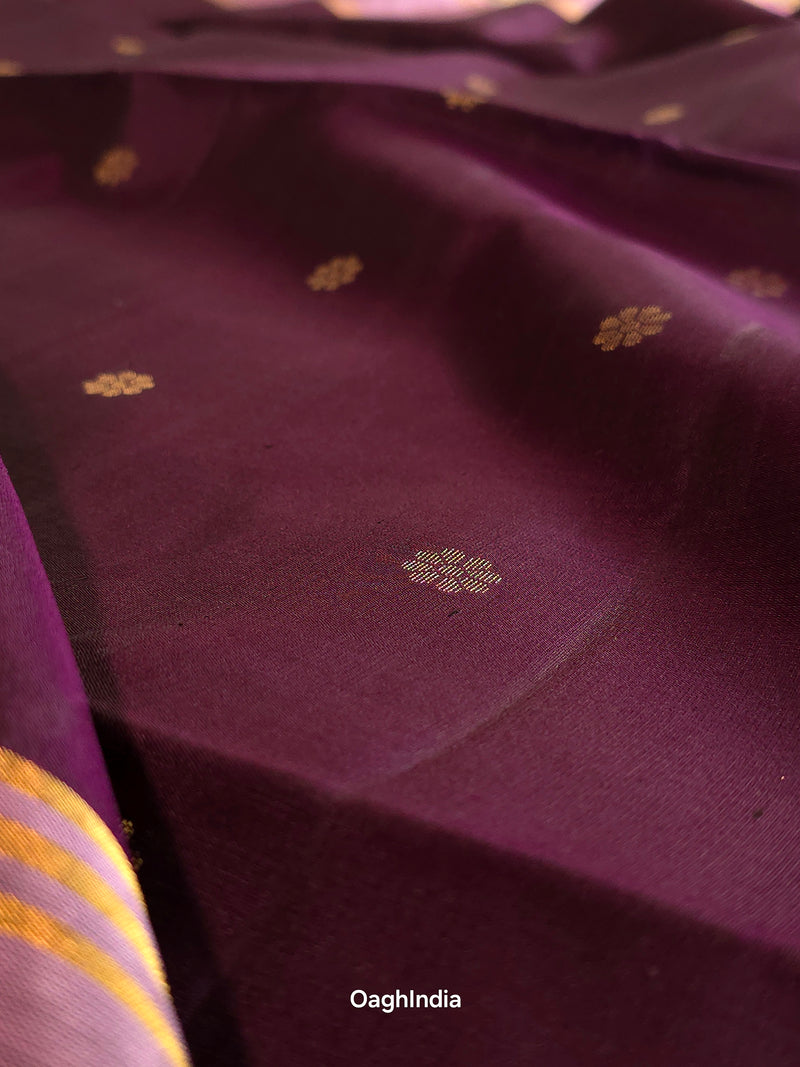 Malli (Anthi): Kanjivaram Heritage Saree