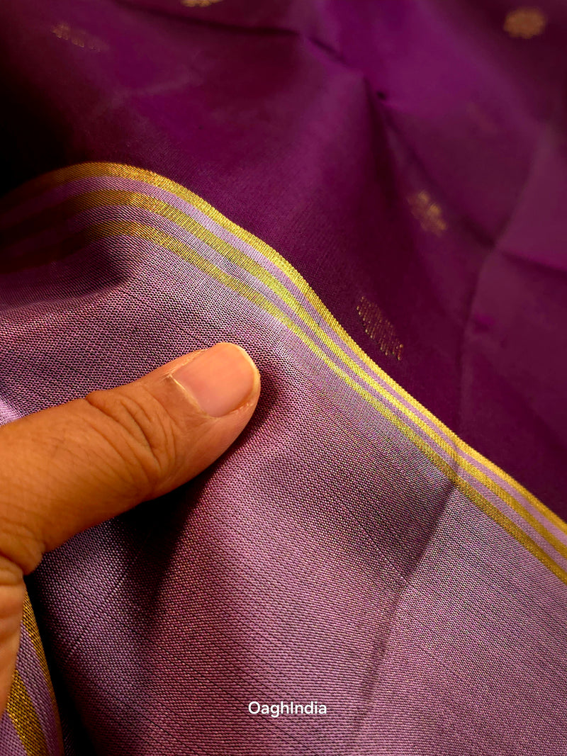 Malli (Anthi): Kanjivaram Heritage Saree