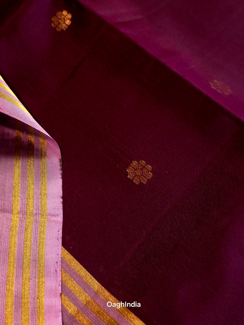 Malli (Anthi): Kanjivaram Heritage Saree
