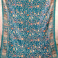 Parijat - Peacock Blue Dual Tone : Kashmiri Heritage Saree