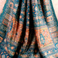 Parijat - Peacock Blue Dual Tone : Kashmiri Heritage Saree
