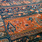 Parijat - Peacock Blue Dual Tone : Kashmiri Heritage Saree