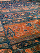 Parijat - Peacock Blue Dual Tone : Kashmiri Heritage Saree