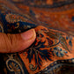 Parijat - Peacock Blue Dual Tone : Kashmiri Heritage Saree