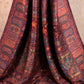 Parijat - Maroon Monochrome : Kashmiri Heritage Saree