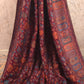 Parijat - Maroon Monochrome : Kashmiri Heritage Saree