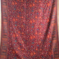 Parijat - Maroon Monochrome : Kashmiri Heritage Saree