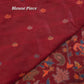 Parijat - Maroon Monochrome : Kashmiri Heritage Saree