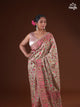 Parijat (Pistachio & Pink): Authentic Kashmiri Saree