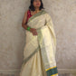 Aara Green : Traditional Onam Saree From Kerala