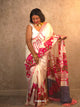 Aavani : Pure Silk Abstract Art Saree (Silk Mark) - Oagh India