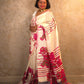 Aavani : Pure Silk Abstract Art Saree (Silk Mark) - Oagh India