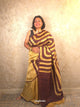 Aavya : Pure Silk Abstract Art Saree (Silk Mark) - Oagh India