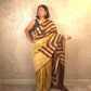 Aavya : Pure Silk Abstract Art Saree (Silk Mark) - Oagh India