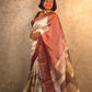 Amaya : Pure Silk Abstract Art Saree (Silk Mark) - Oagh India