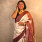 Amaya : Pure Silk Abstract Art Saree (Silk Mark) - Oagh India