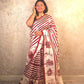 Amayara : Pure Silk Abstract Art Saree (Silk Mark) - Oagh India