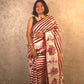 Amayara : Pure Silk Abstract Art Saree (Silk Mark) - Oagh India