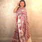 Amayara : Pure Silk Abstract Art Saree (Silk Mark) - Oagh India
