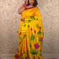 Arkapriya : Pure Silk Abstract Art Saree (Silk Mark) - Oagh India