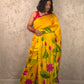 Arkapriya : Pure Silk Abstract Art Saree (Silk Mark) - Oagh India