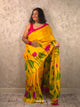Arkapriya : Pure Silk Abstract Art Saree (Silk Mark) - Oagh India