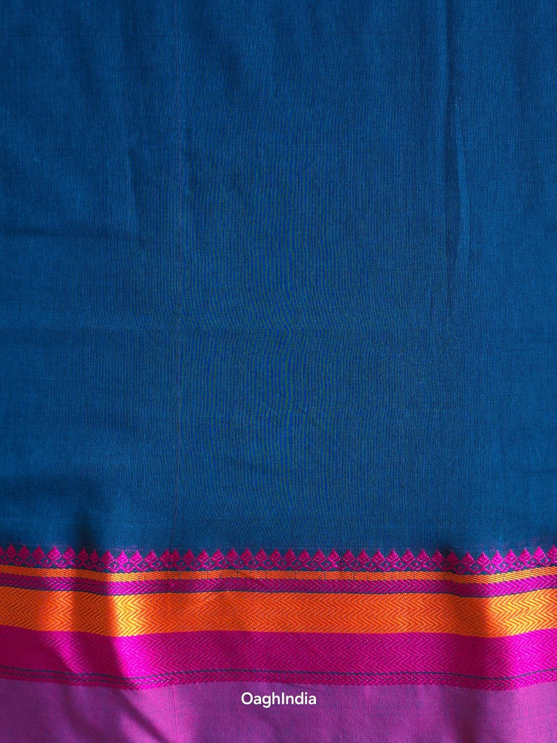 Azure : Pure Cotton  Handloom Saree