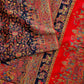 Baarat : Ink Blue : : Authentic Kashmiri Saree
