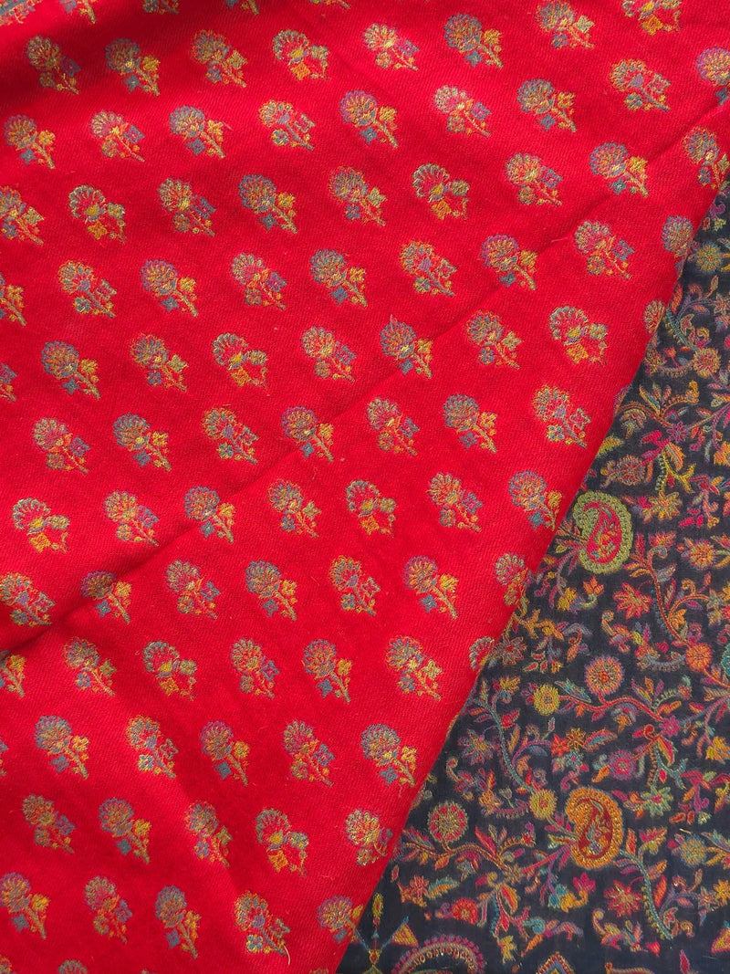 Baarat : Ink Blue : : Authentic Kashmiri Saree