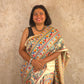 Bhoomija : Pure Silk Hand Painted Madhubani Art Saree (Silk Mark) - Oagh India