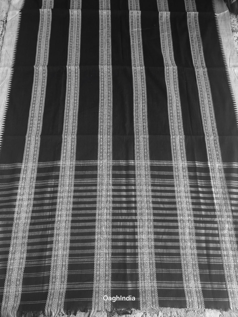Black Grape : Pure Cotton Handloom Saree