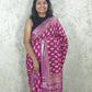 Blossom  : Bagru Handblocked Linen Cotton Saree