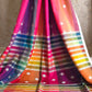 Bubblegum - Pure Cotton Rainbow Saree