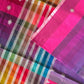 Bubblegum - Pure Cotton Rainbow Saree
