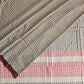 Dark Grey Checks : Pure Cotton Handloom Saree - Oagh India