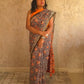 FierceFemme : Bagru Handblocked Pure Cotton Saree