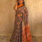 FierceFemme : Bagru Handblocked Pure Cotton Saree
