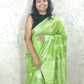 Forest  : Bagru Handblocked Linen Cotton Saree