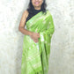 Forest  : Bagru Handblocked Linen Cotton Saree