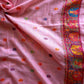 Gauhar : Pink : Authentic Kashmiri Saree