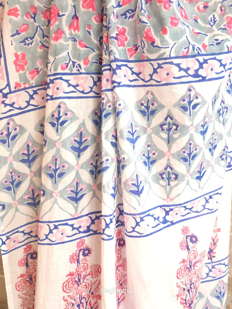 Grace : Bagru Handblocked Pure Cotton Saree