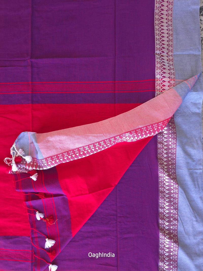 Grape : Pure Cotton Handloom Saree