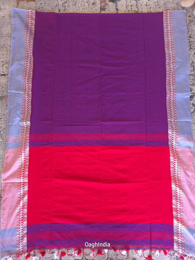 Grape : Pure Cotton Handloom Saree